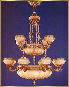 Alabaster Chandeliers Model: RL 1335-100